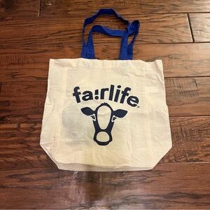 Target Cream and Blue Tote Bag